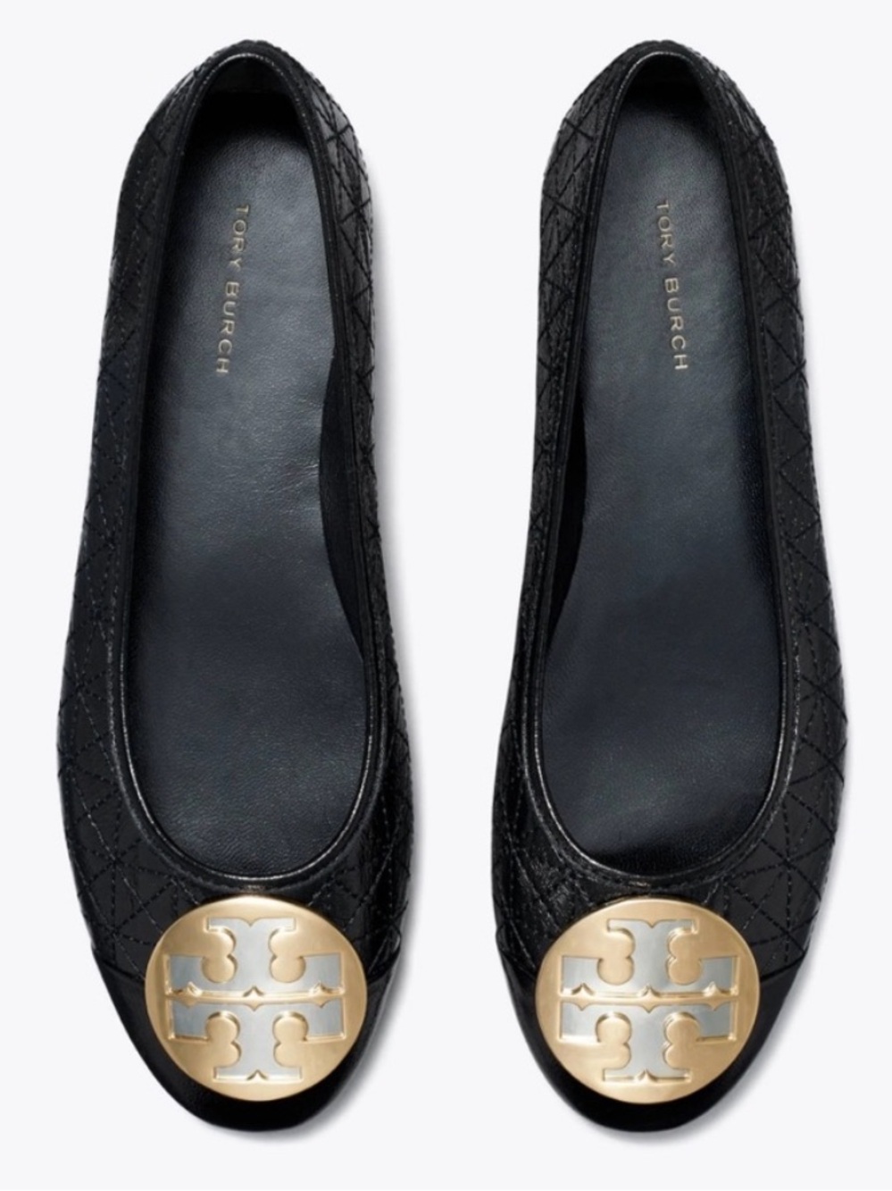 NWT TORY BURCH Claire Quilted Ballet Flat!